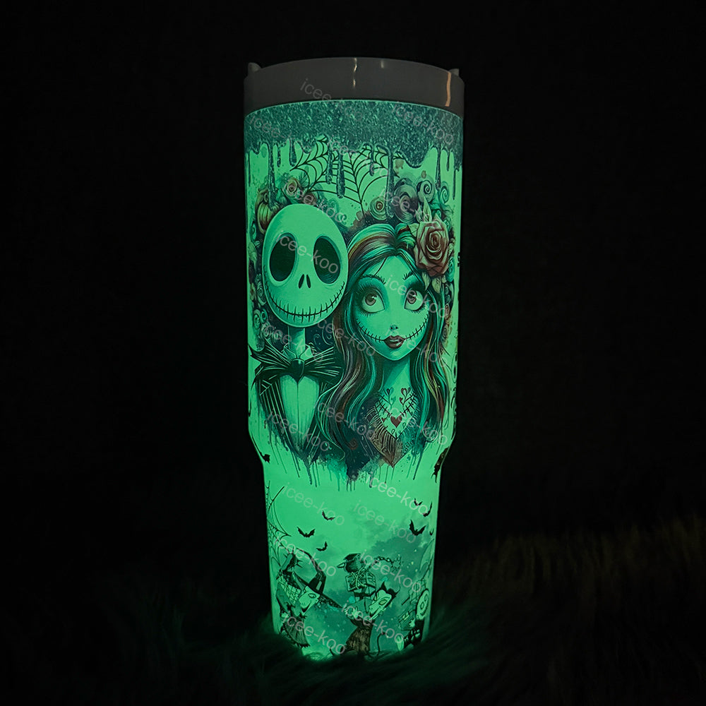 40oz Jack & Sally Travel Tumbler