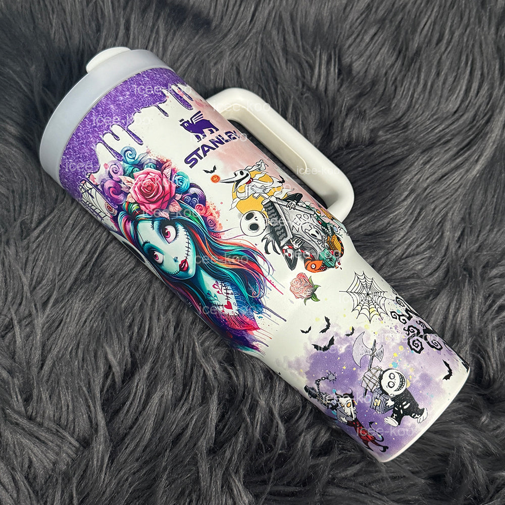 40oz Jack & Sally Travel Tumbler