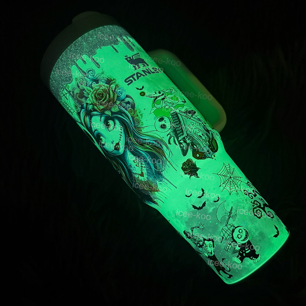 40oz Jack & Sally Travel Tumbler