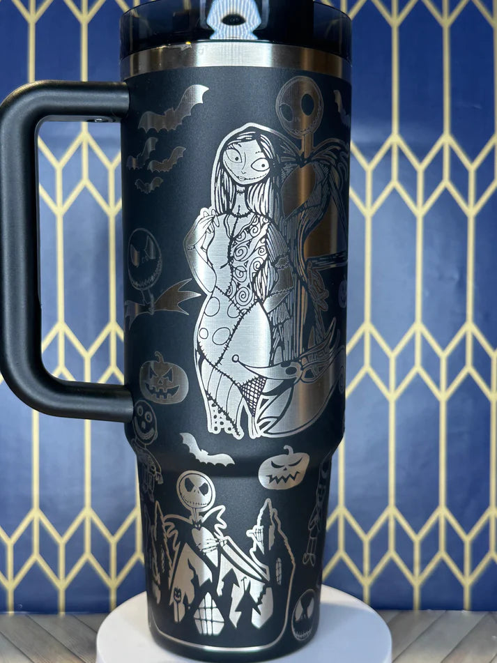 ✨ Glow-in-the-Dark 40oz Nightmare Before Christmas Collector’s Mug