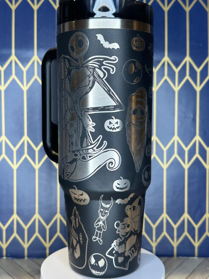 ✨ Glow-in-the-Dark 40oz Nightmare Before Christmas Collector’s Mug
