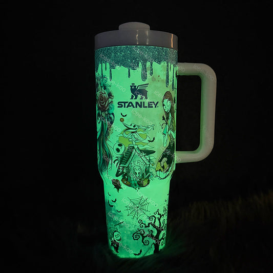 40oz Jack & Sally Travel Tumbler