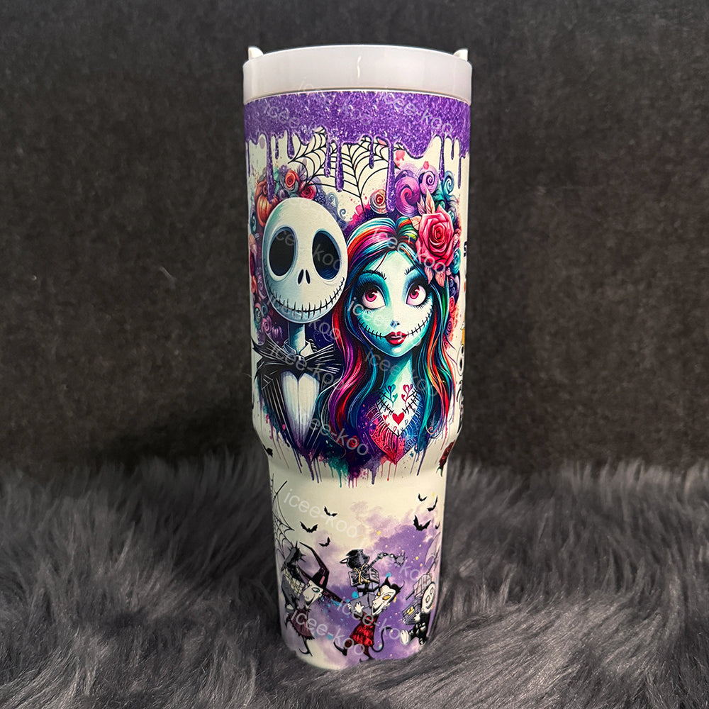 40oz Jack & Sally Travel Tumbler