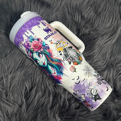 40oz Jack & Sally Travel Tumbler
