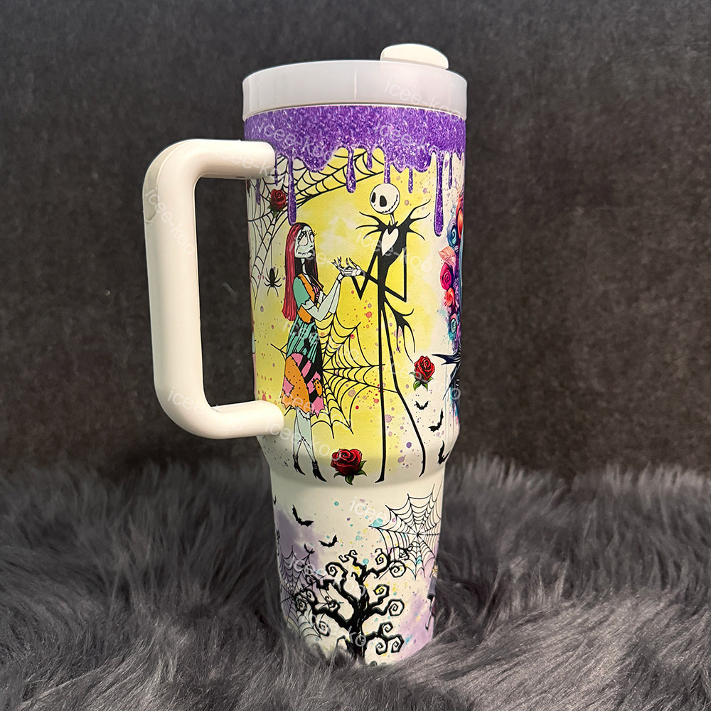 40oz Jack & Sally Travel Tumbler