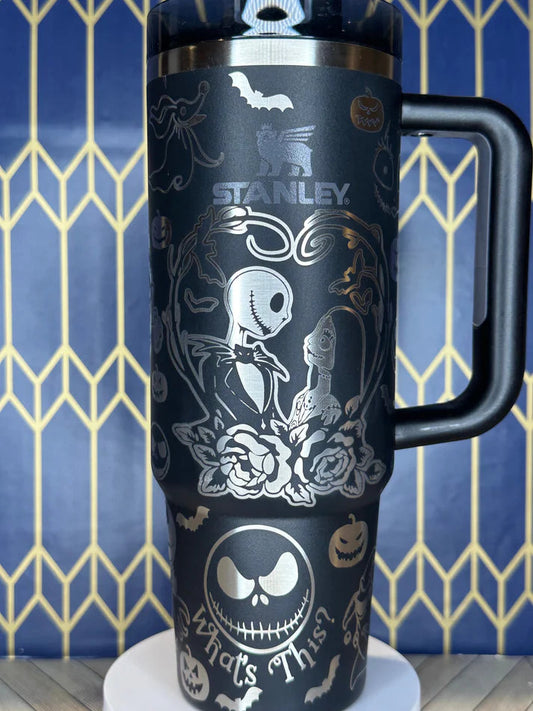 ✨ Glow-in-the-Dark 40oz Nightmare Before Christmas Collector’s Mug