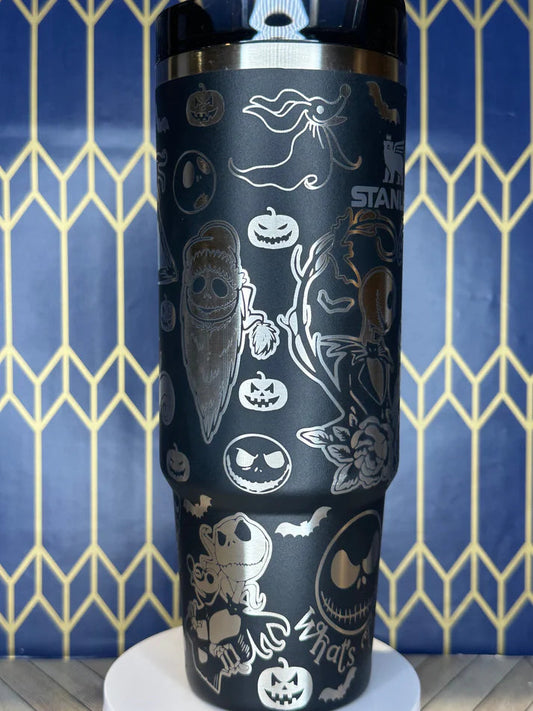 ✨ Glow-in-the-Dark 40oz Nightmare Before Christmas Collector’s Mug