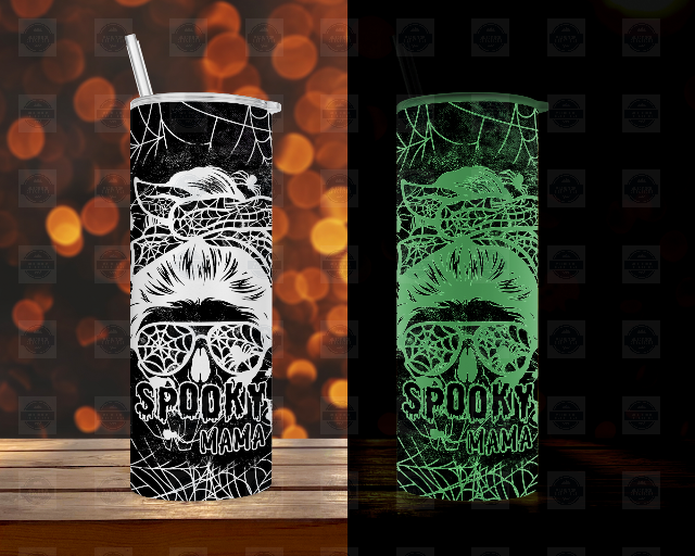 👻 Festive Glow Halloween Cup with Straw