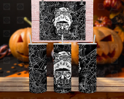 👻 Festive Glow Halloween Cup with Straw