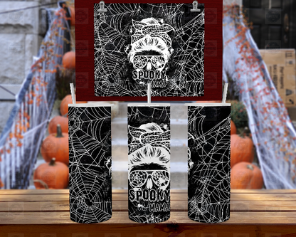 👻 Festive Glow Halloween Cup with Straw
